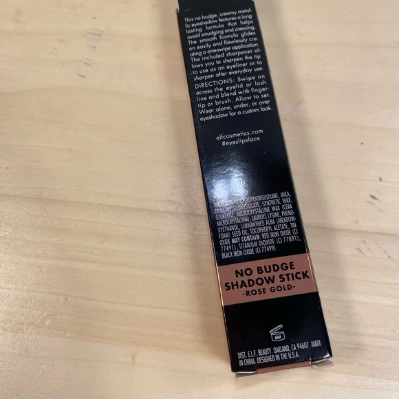 e.l.f. Cosmetics No Budge Rose Gold Eye  Shadow Stick - Picture 3 of 3